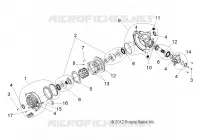TRASMISSIONE, FRONT SCATOLA DEGLI INGRANAGGI INTERNALS