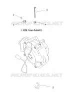 SCATOLA DEGLI INGRANAGGI, MOUNTING, FRONT (DEMAND DRIVE)