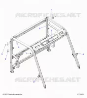 CHASSIS, CAB TELAIO AREA, AND BRAKE EDGE COVER