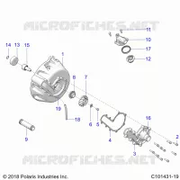 ENGINE, SISTEMA DI RAFFREDDAMENTO AND WATER PUMP