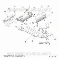 ENGINE, IMPIANTO DI SCARICO