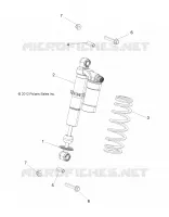 SUSPENSION, SHOCK ANTERIORE, MOUNTING