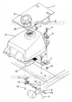MONTAGGIO SERBATOIO CARBURANTE 6X6 350L W938739 (4924062406008A)