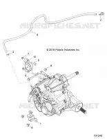 TRASMISSIONE, MAIN GEARCASE MOUNTING- Z17VHA57A2/E57AU (701249)