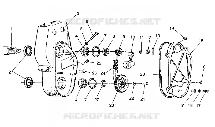 carter della catena ASSEMBLY LITE/0933433,STARLITE/0933427 and  LITE DELUXE/0933431 (4922972297014A)