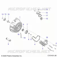 ENGINE, SISTEMA DI RAFFREDDAMENTO AND WATER PUMP