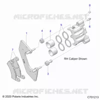 FRENO ANTERIORE CALIPER