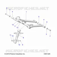 SUSPENSION, ANTERIORE COPPIA ARM