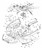 NOSEPAN   CONSOLE ASSEMBLY LITE GT/0933133 AND STARLITE GT/0933127 (4923232323003A)
