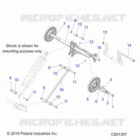 SUSPENSION, POSTERIORE COPPIA ARM