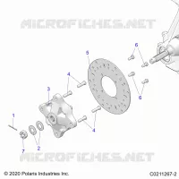 SOSPENSIONI ANTERIORI HUB AND BRAKE DISC