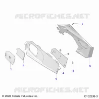 BODY, CLOSE OFF PANEL and ACCESS PANEL
