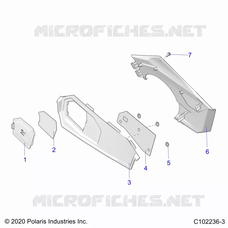BODY, CLOSE OFF PANEL and ACCESS PANEL