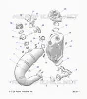 ENGINE, IMPIANTO DI SCARICO AND TURBO ASM.