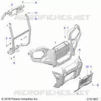 PARAURTI ANTERIORE AND MOUNTING