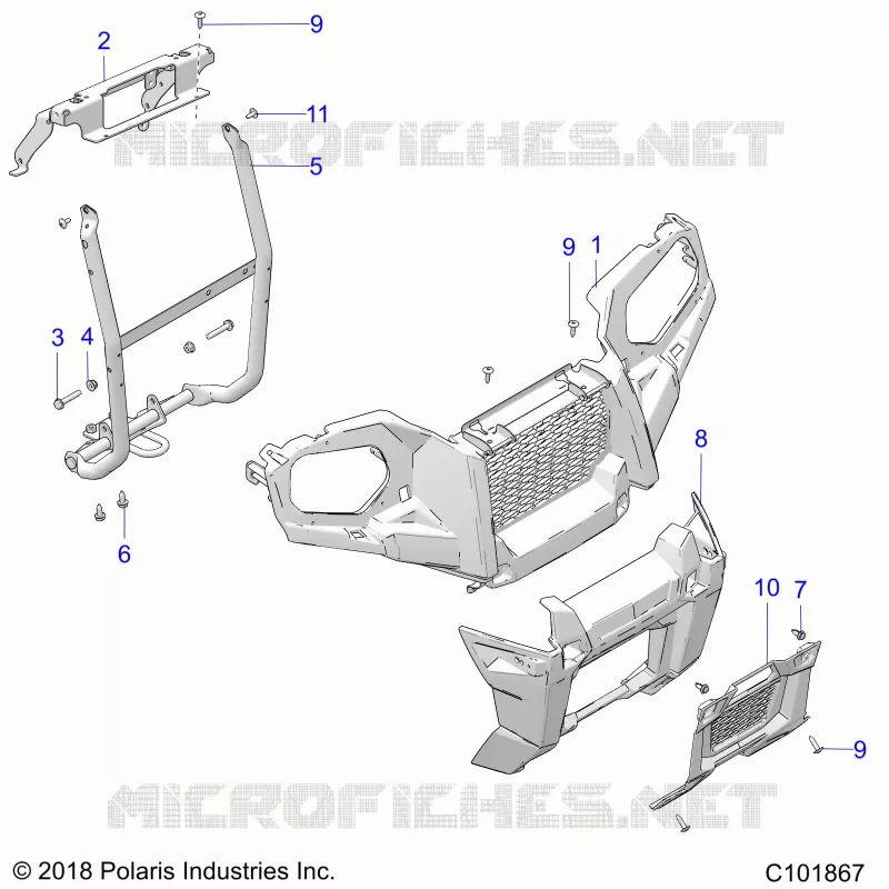 PARAURTI ANTERIORE AND MOUNTING