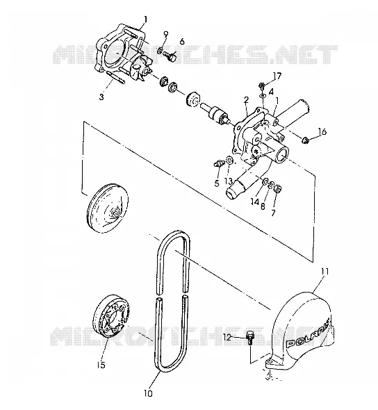 POMPA DELL'ACQUA ASSEMBLY RXL/RXL SKS (4921322132040A)