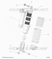 SUSPENSION, SHOCK ANTERIORE MOUNTING