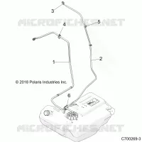 BODY, CARBURANTE LINES, STD.