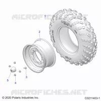 RUOTAS, FRONT TIRE