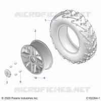 RUOTAS, FRONT TIRE