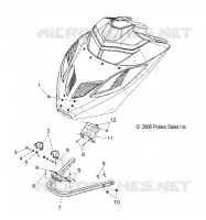 CAPPUCCIO MOUNTING AND FRONT PARAURTI 