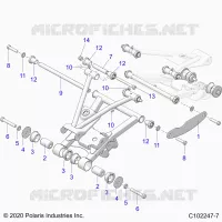 SOSPENSIONE POSTERIORE CONTROL ARM MOUNTING