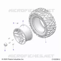 RUOTAS, REAR TIRE