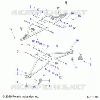 SOSPENSIONI ANTERIORI CONTROL ARMS