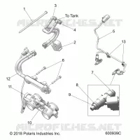 SISTEMA DI ALIMENTAZIONE CARBURANTE, RAIL, LINES AND THROTTLE BODY