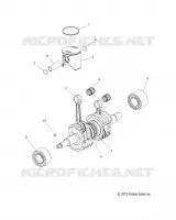 ENGINE, PISTON AND ALBERO MOTORE