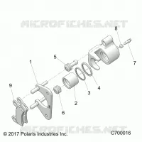BRAKES, PINZA POSTERIORE