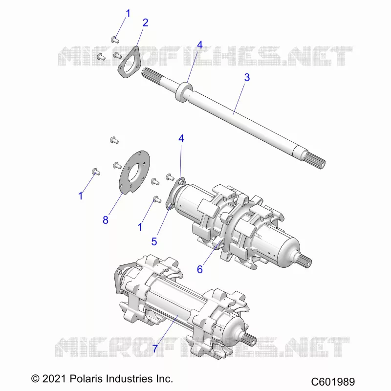 DRIVE TRAIN, JACKSHAFT AND ALBERO DI TRASMISSIONE