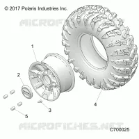 OPT, MACHINED BLACK. ALUMINUM RUOTA ANTERIORES