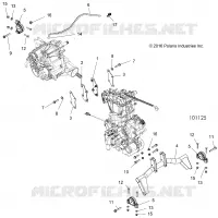 ENGINE, ENGINE AND TRASMISSIONE MOUNTING