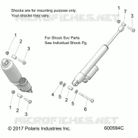 SUSPENSION, REAR SHOCKS MNTG.