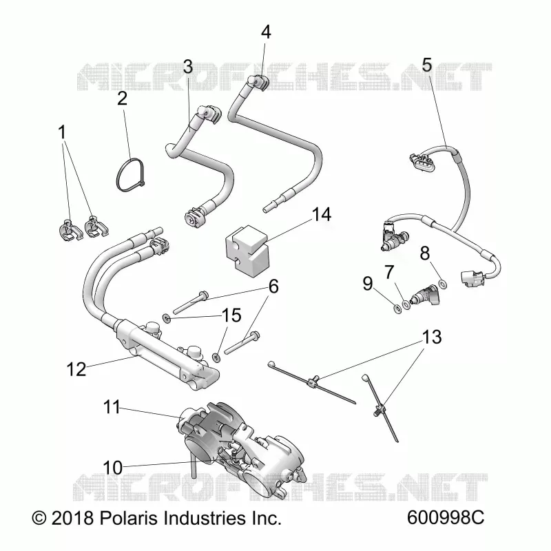 SISTEMA DI ALIMENTAZIONE CARBURANTE, RAIL, LINES AND THROTTLE BODY