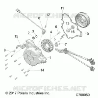 ENGINE, STATOR AND VOLANO