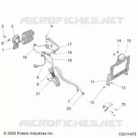 ELETTRICO, HORN AND LICENSE PLATE BRACKET