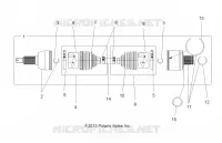 DRIVE TRAIN, DRIVE POSTERIORE ALBERO
