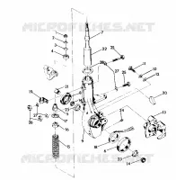 ANTERIORE MONTANTE MONTAGGIO 250 6x6 / W928727 (4922842284012A)