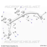 SUSPENSION, REAR BARRA DI STABILIZZAZIONE
