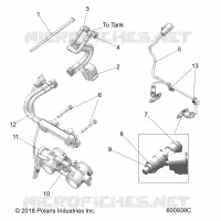 SISTEMA DI ALIMENTAZIONE CARBURANTE, RAIL, LINES AND THROTTLE BODY
