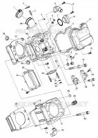 CILINDRO  SCRAMBLER 500 W97BC50A (4943074307D001)