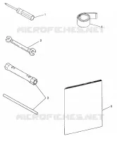 KIT DI STRUMENTI WIDETRAK GT 0972061 and EUROPEAN WIDETRAK GT E972061 (4938173817C013)