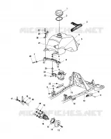 CARBURANTE TANK AND CARBURATORE MOUNTING