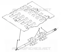 TRACK AND ALBERO DI TRASMISSIONE SHAFT ASSEMBLY NO. 1590210 (INCL. 1-3) (4909520952010A)