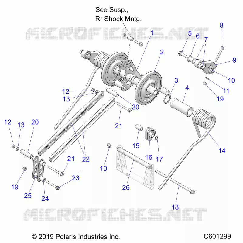 SUSPENSION, POSTERIORE COPPIA ARM
