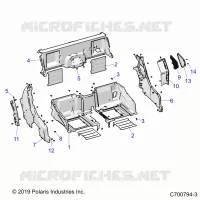 CARROZZERIA POSTERIORE CLOSEOFF AND FENDERS
