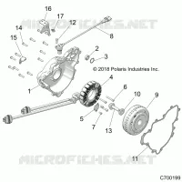 ENGINE, STATOR AND VOLANO